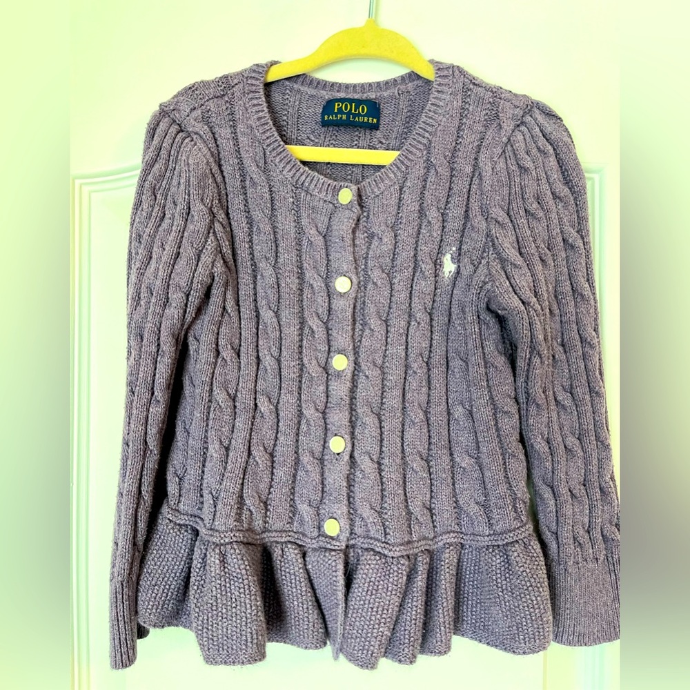 Toddler 3T purple Ralph Lauren Sweater